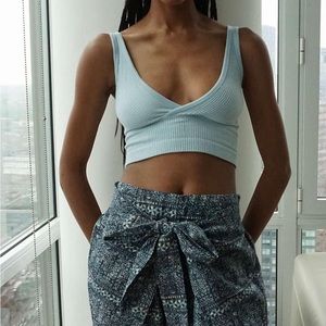Urban Outfitters drew seamless surplice bra top
